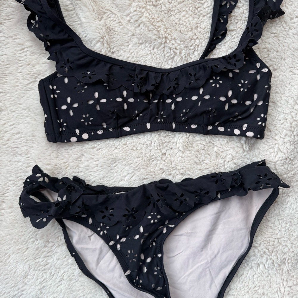 J. Crew Two Piece Ruffle Bikini Women's XXS
